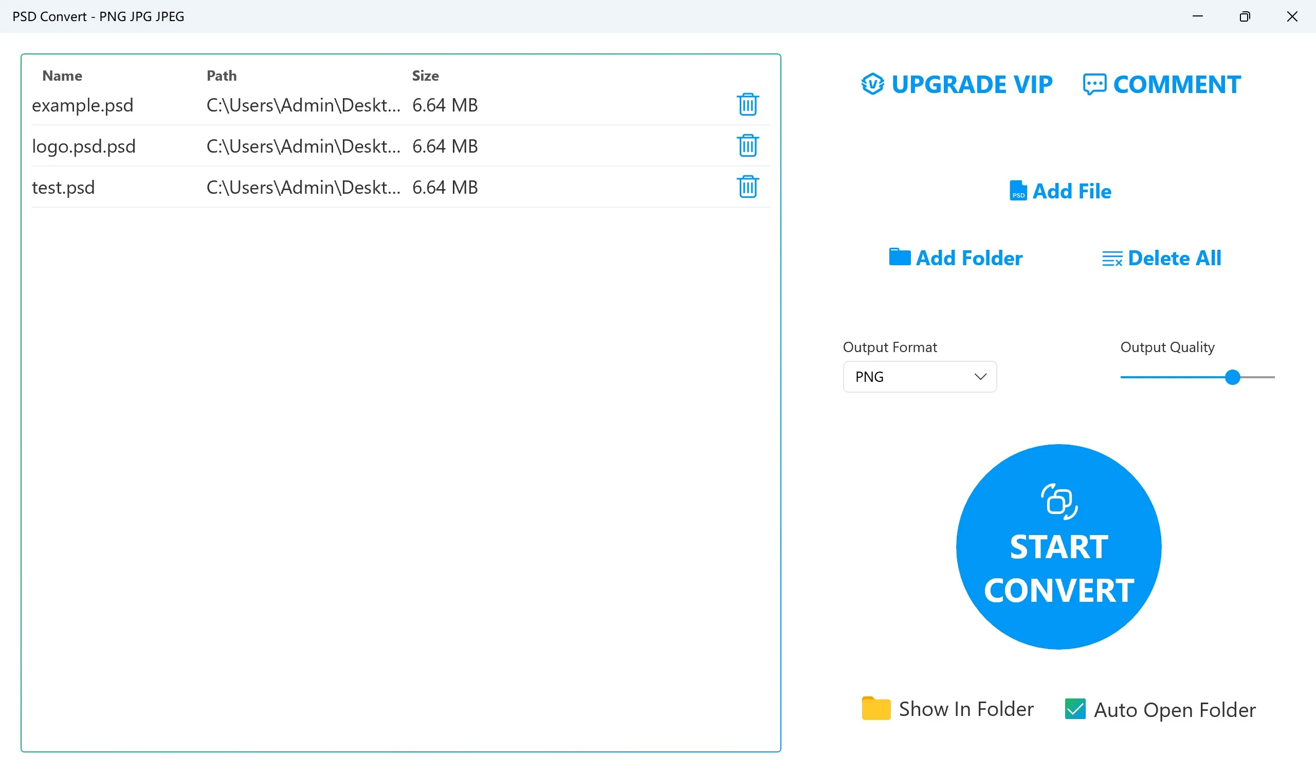PSD Convert - PNG JPG JPEG screenshot 1