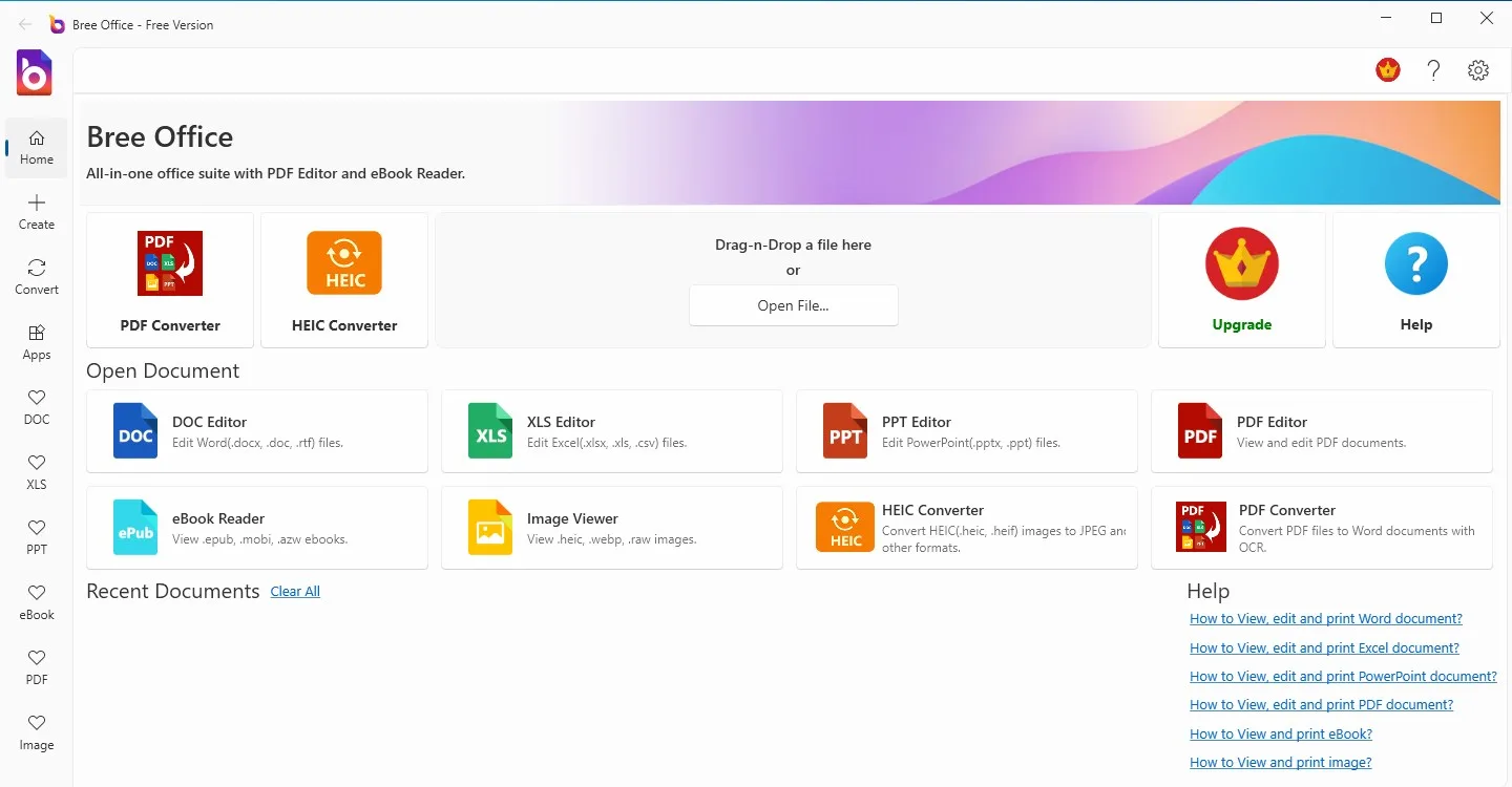 Bree Office: DOCX, XLSX, PPTX & PDF Editor screenshot 2