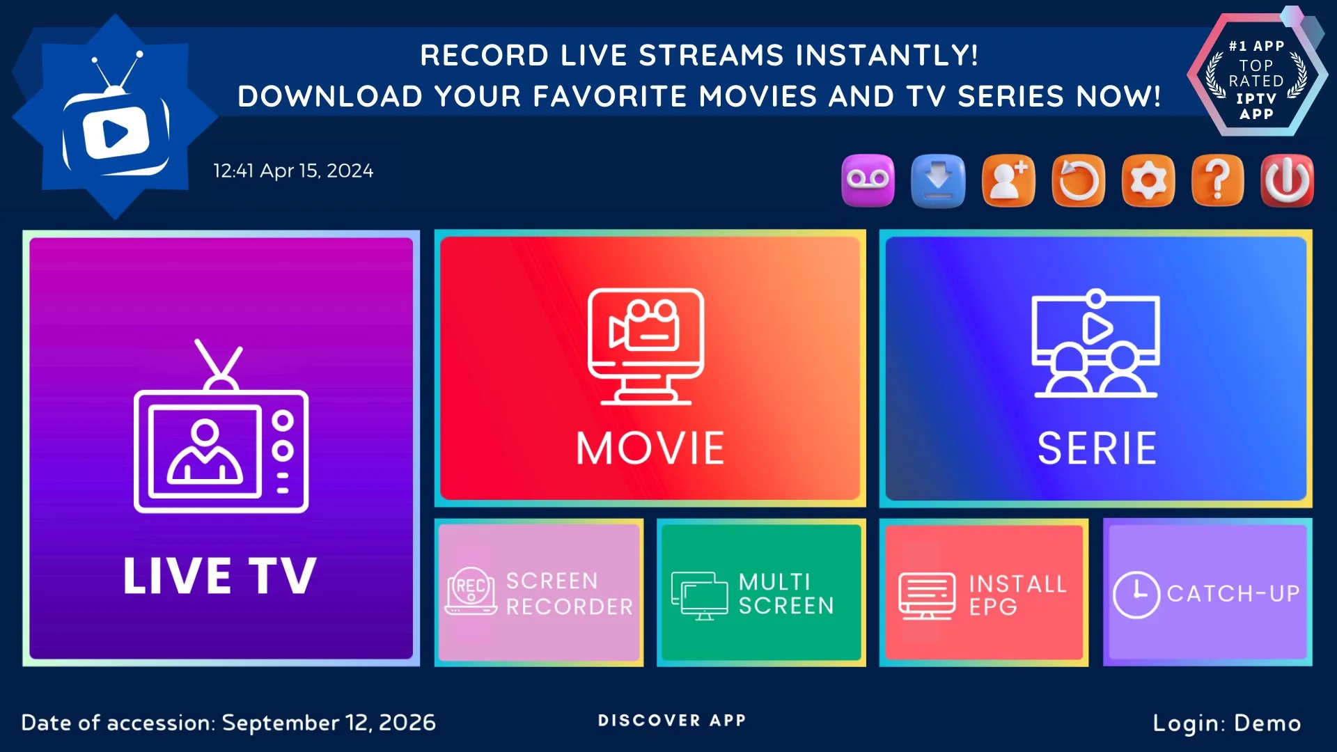 IPTV Smarter Pro: Live TV screenshot 3