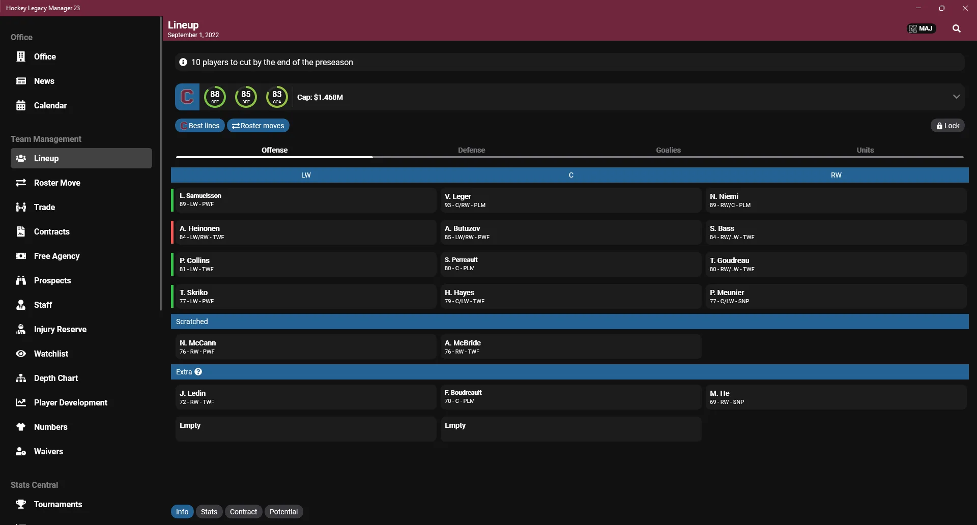 Hockey Legacy Manager 23 screenshot 5