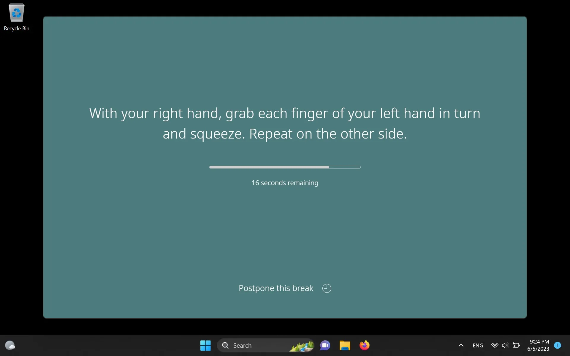Stretchly screenshot 3