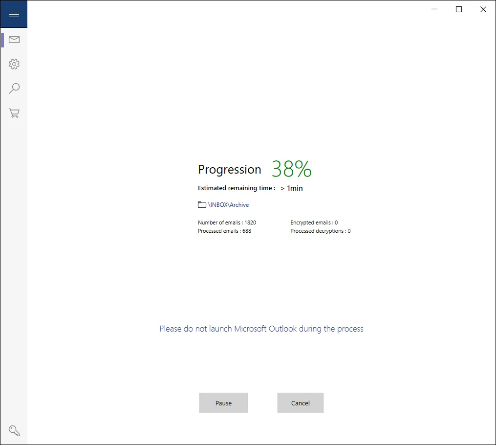 Convert Your Emails - MBOX to PST converter screenshot 2