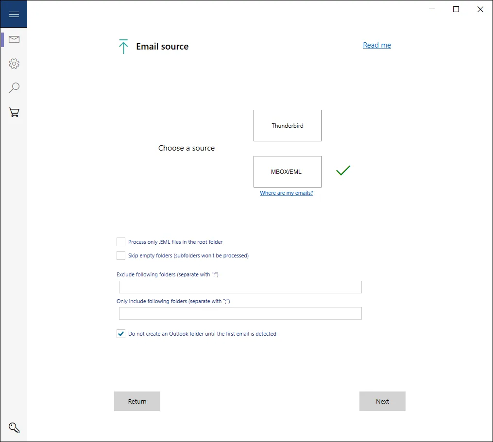 Convert Your Emails - MBOX to PST converter screenshot 4