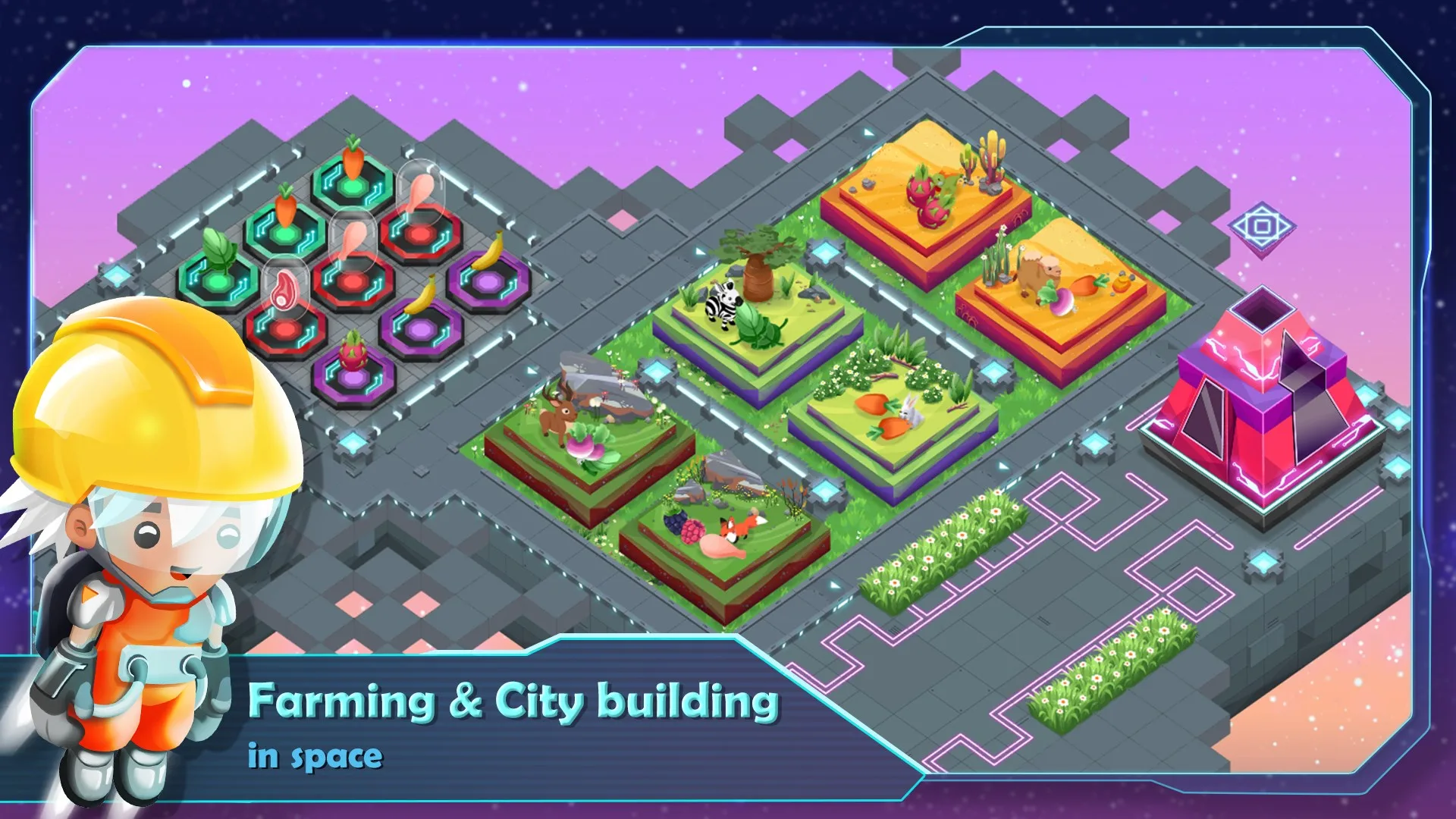 Scifarm (Beta) - Space Farming and Zoo Management Game screenshot 1