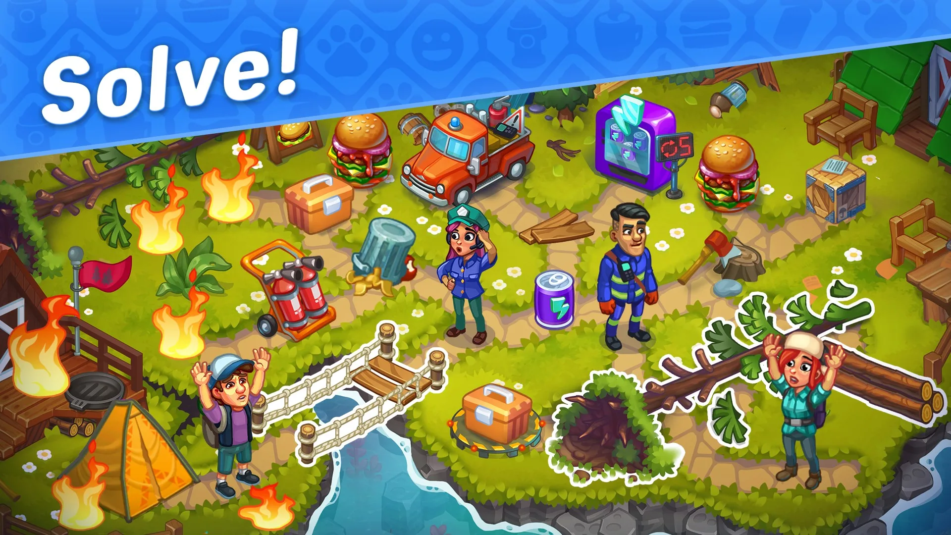 Rescue Dash Time Management Game screenshot 1