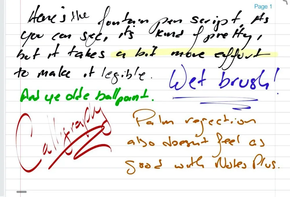 Handwritten Notes Pro screenshot 1