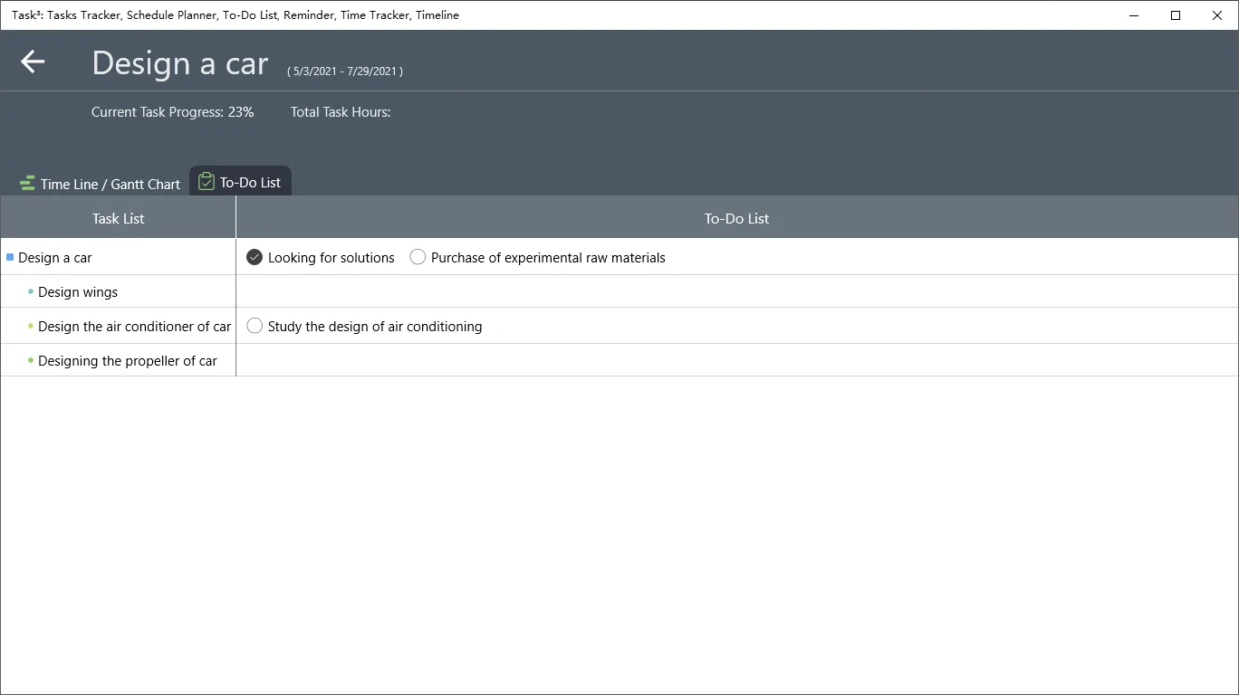 Task³: Task Manager on Gantt Chart screenshot 4