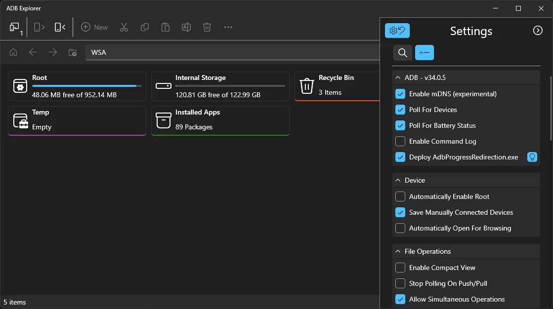 ADB Explorer screenshot 2