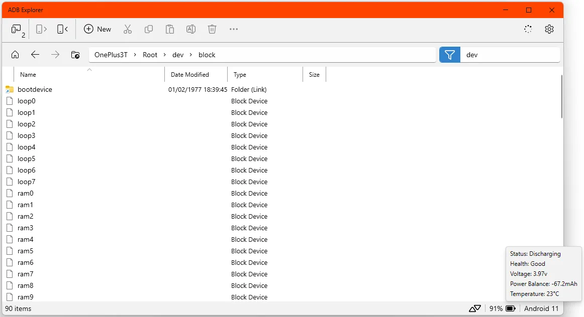 ADB Explorer screenshot 3