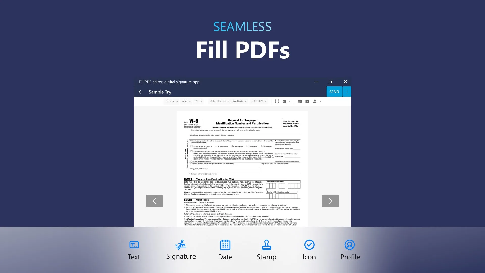 Fill, Sign & Edit PDF: e Signature screenshot 4