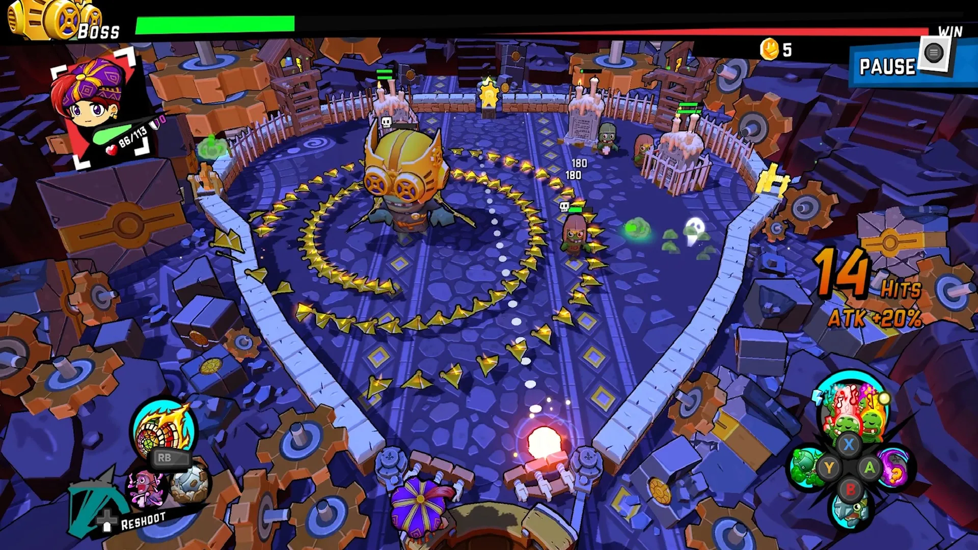 Zombie Rollerz: Pinball Heroes screenshot 3