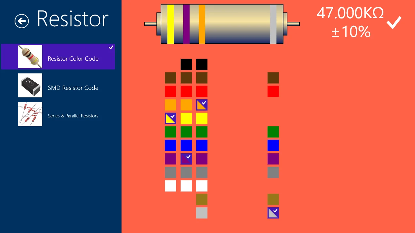 Electronics Aid screenshot 2