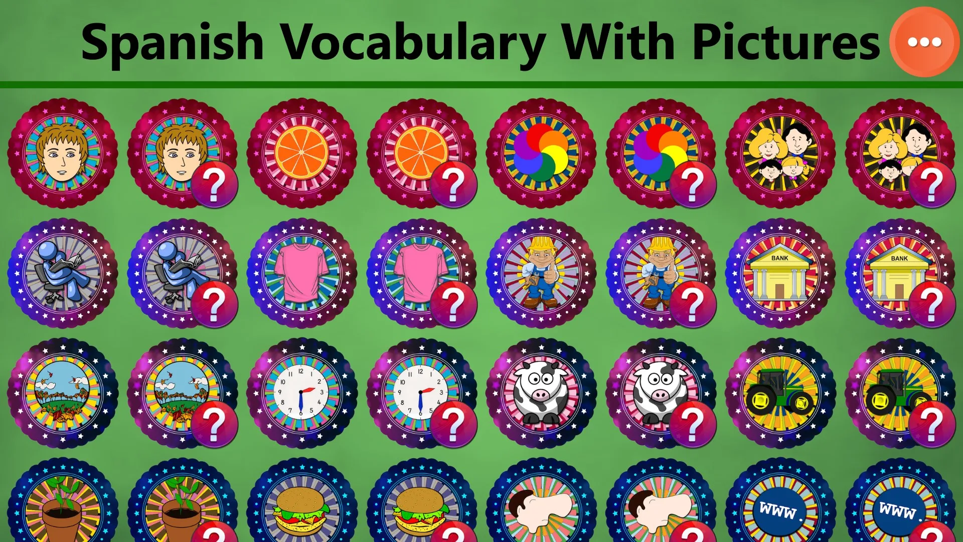 Spanish Vocabulary With Pictures screenshot 1