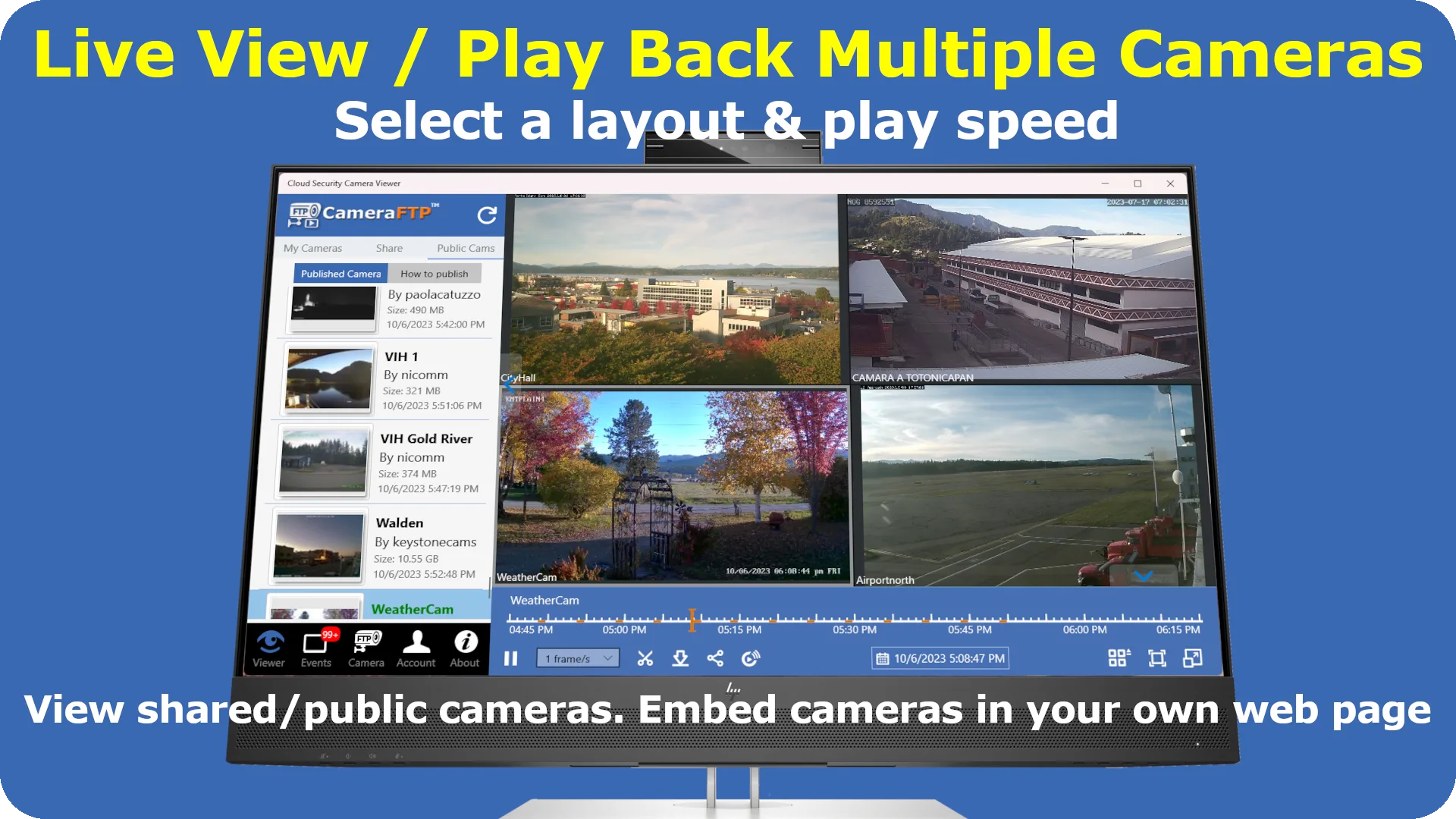 CameraFTP Cloud Security Camera Viewer screenshot 2