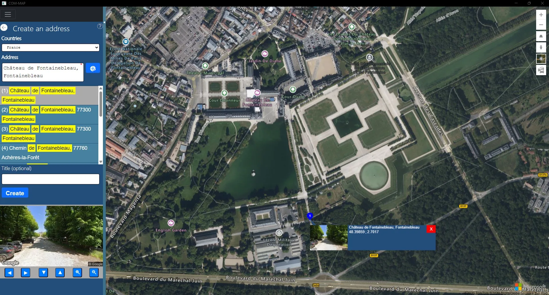 COM-MAP screenshot 1