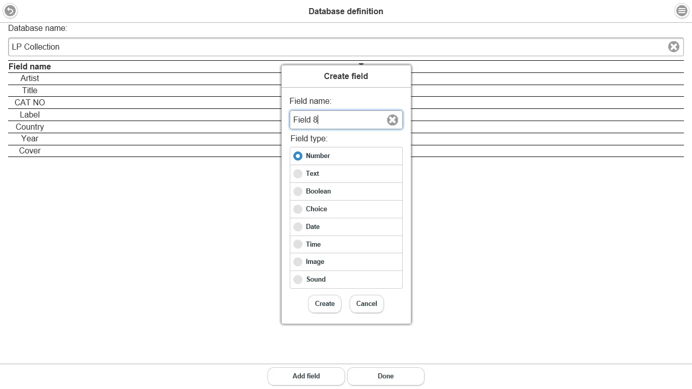 Field Database Free (FDB-free) screenshot 3