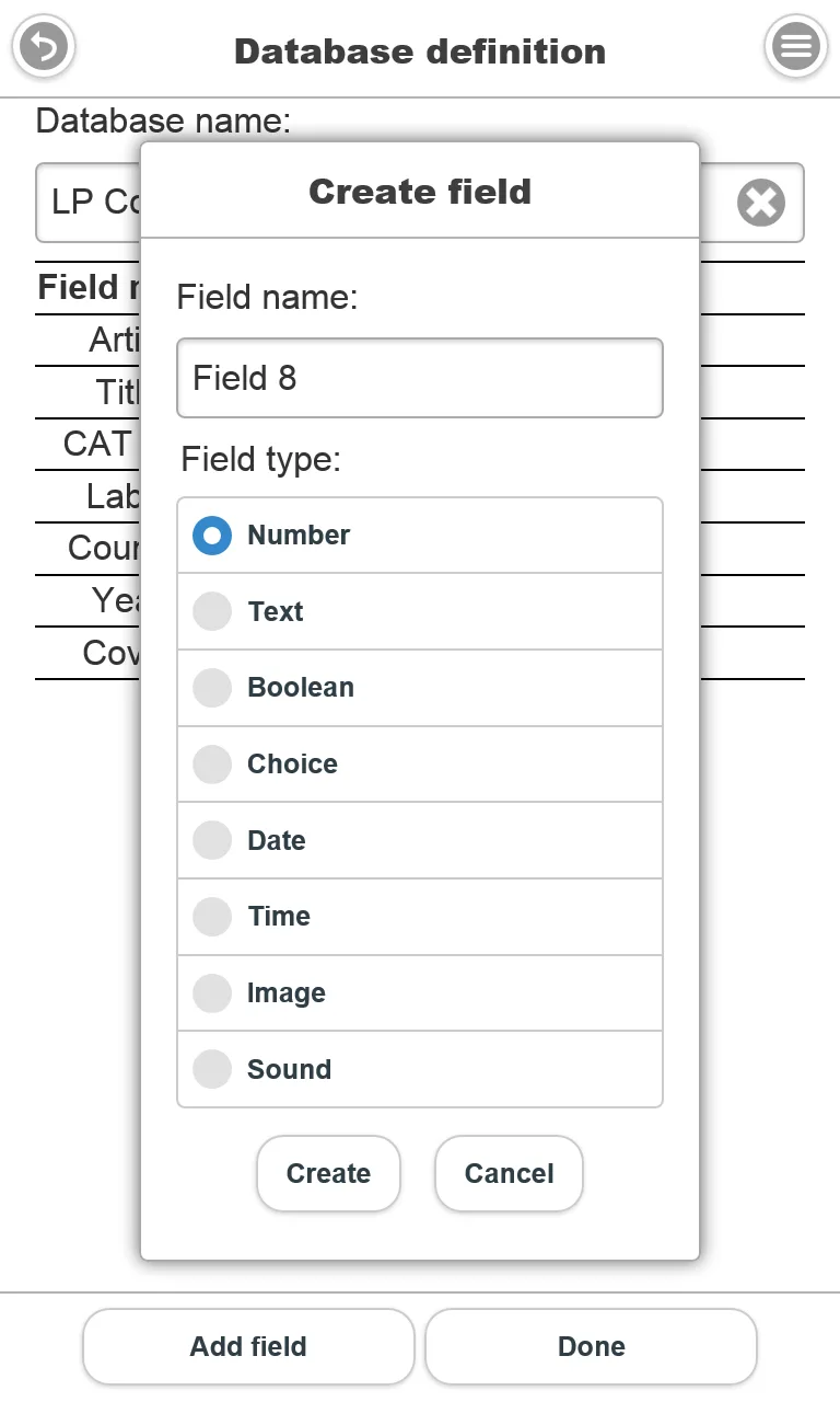 Field Database Free (FDB-free) screenshot 4