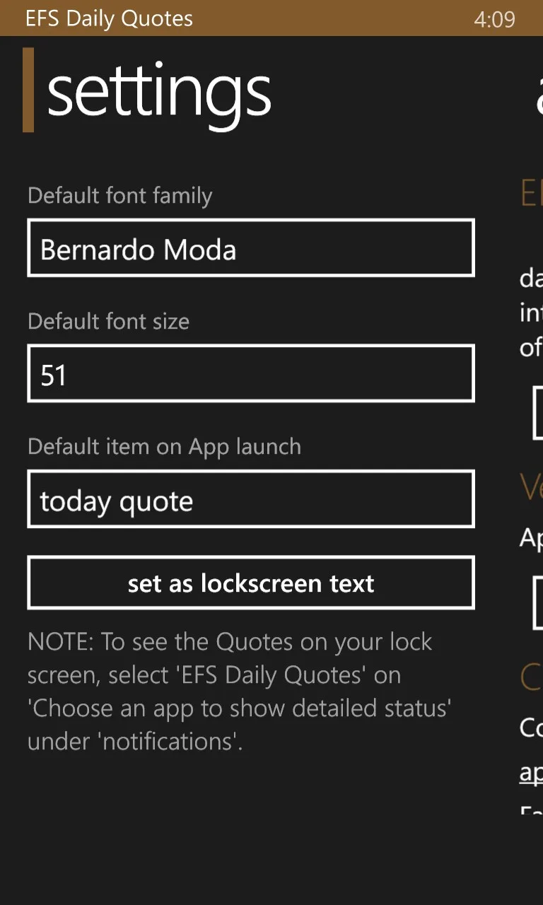 EFS Daily Quotes screenshot 4
