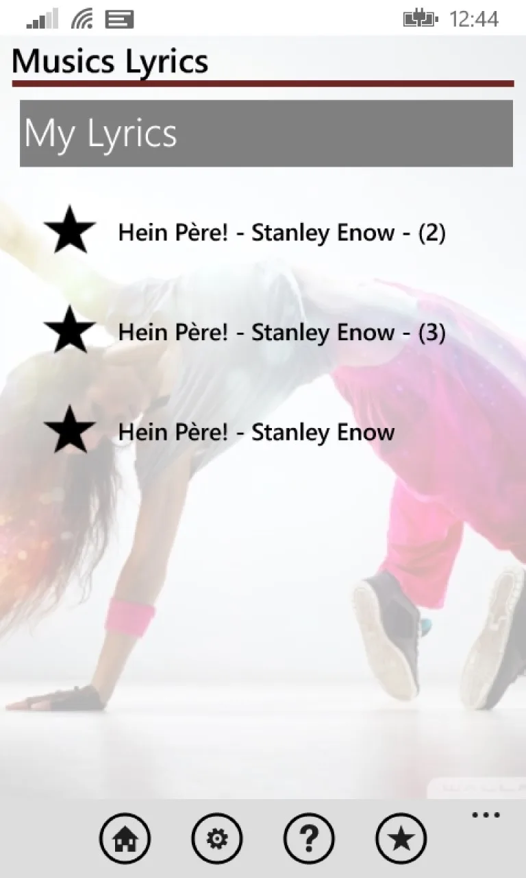 Musics Lyrics screenshot 1
