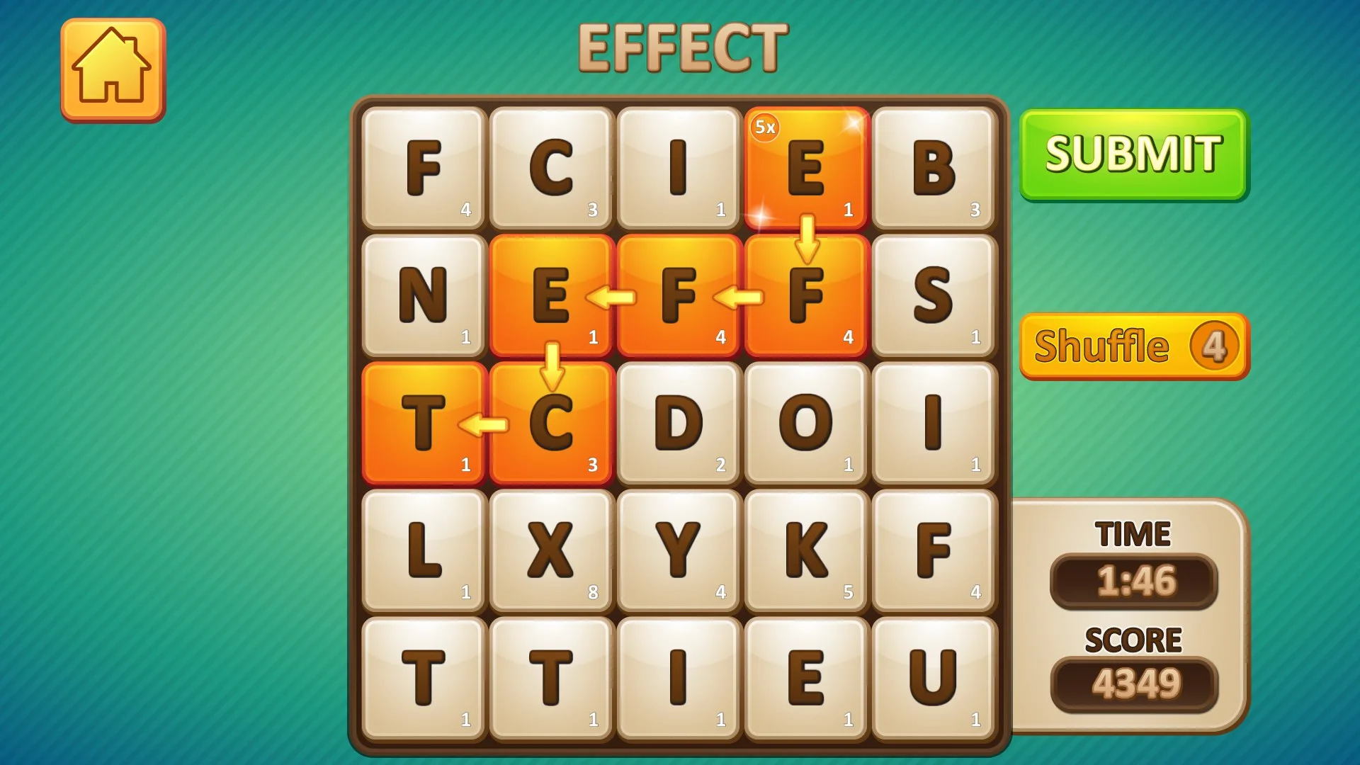 Word Drop Deluxe screenshot 2
