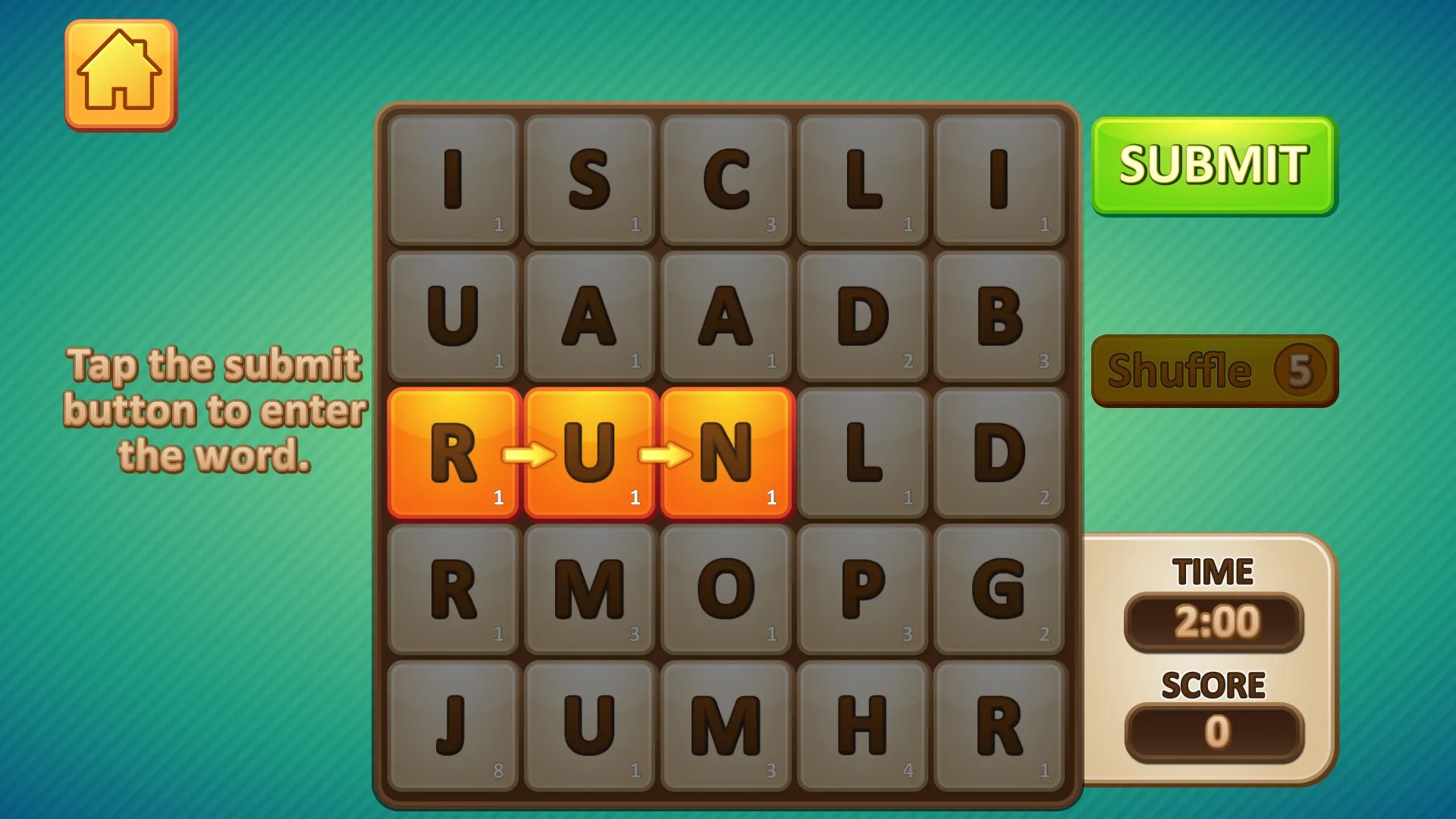 Word Drop Deluxe screenshot 3