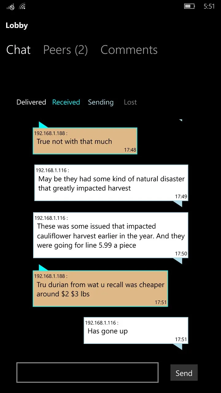 Netchat screenshot 2