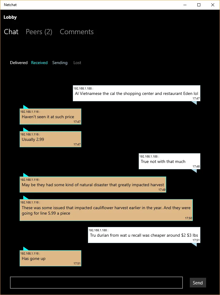 Netchat screenshot 3