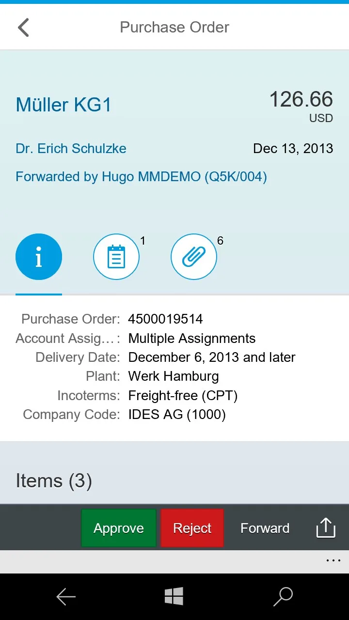 SAP Fiori Client screenshot 2