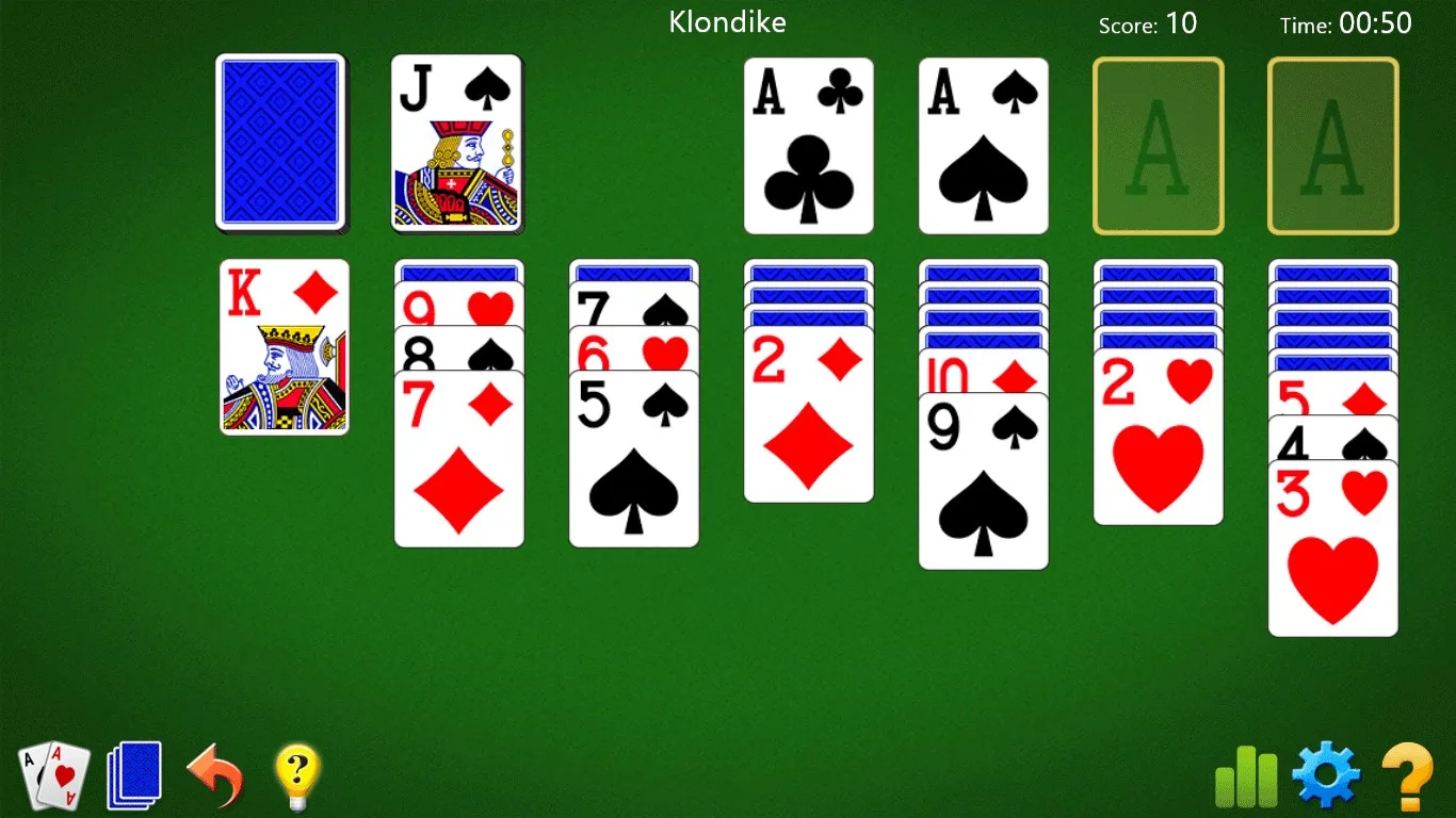 Klondike Solitaire ! screenshot 1