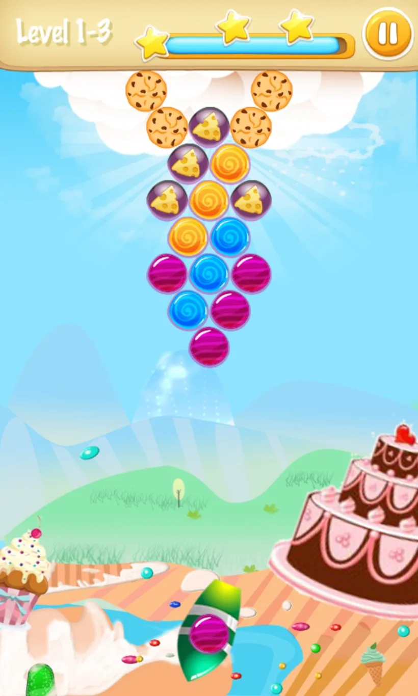 Candy Sweet Bubble Shooter screenshot 2