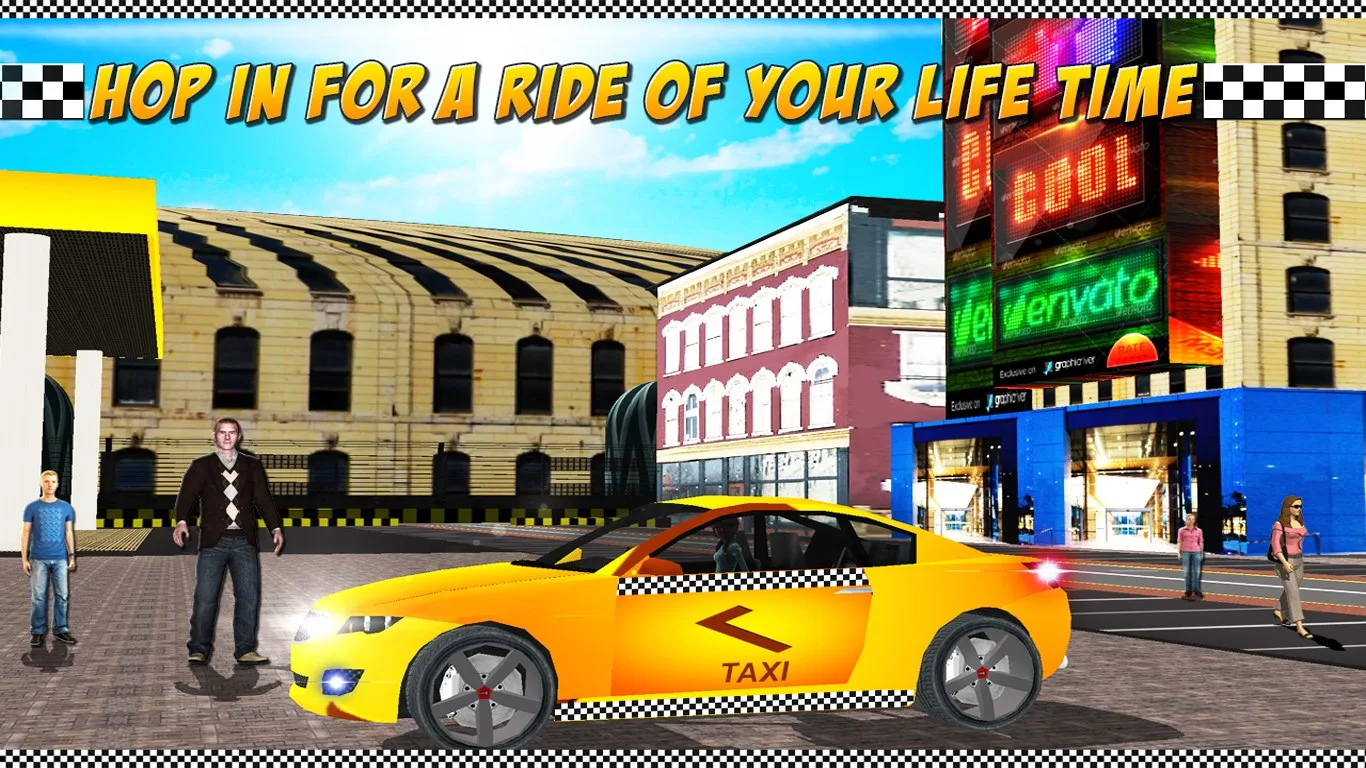 Modern Taxi Driver 2015 screenshot 1