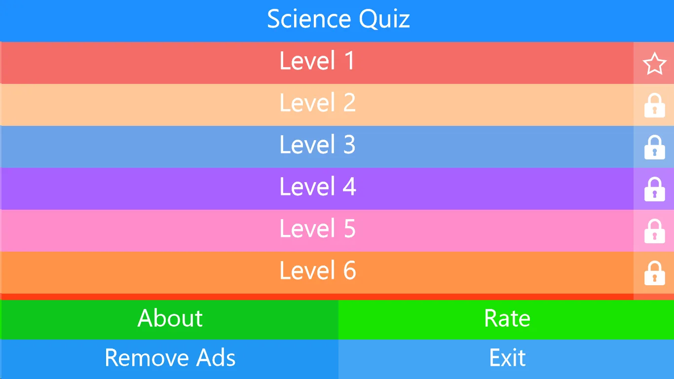 Best Free Science Quiz screenshot 2