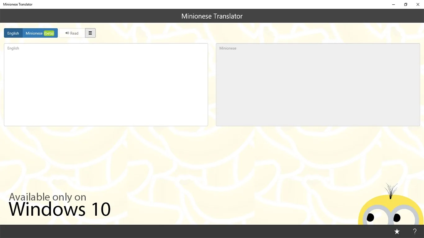Minionese Translator screenshot 3