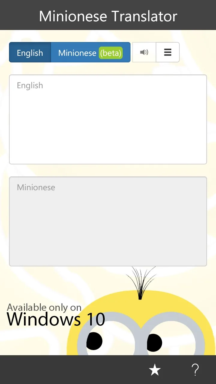 Minionese Translator screenshot 4