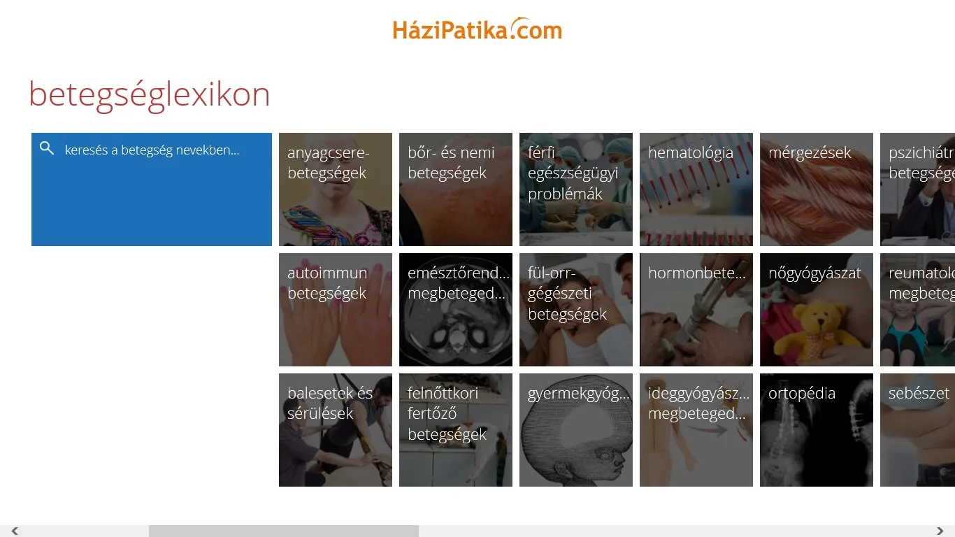 Házipatika Betegséglexikon screenshot 4