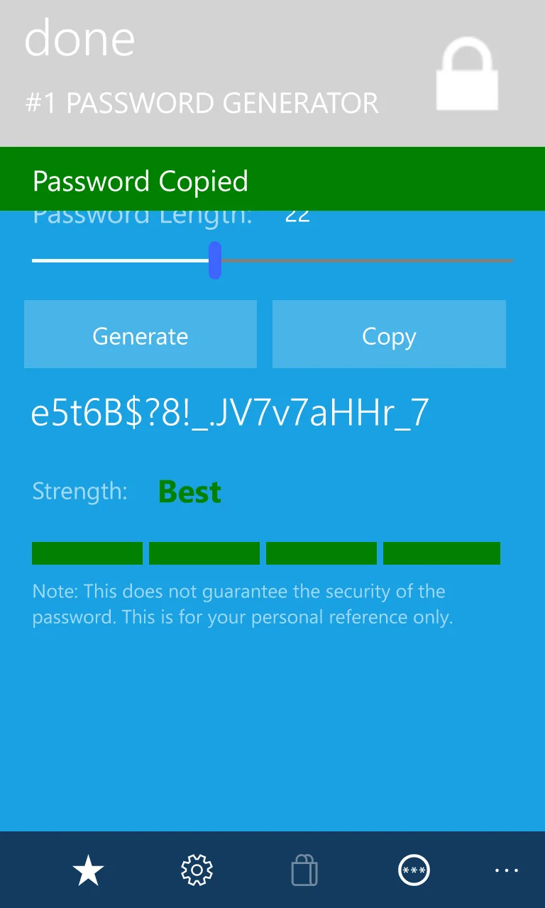 #1 Password Generator screenshot 3
