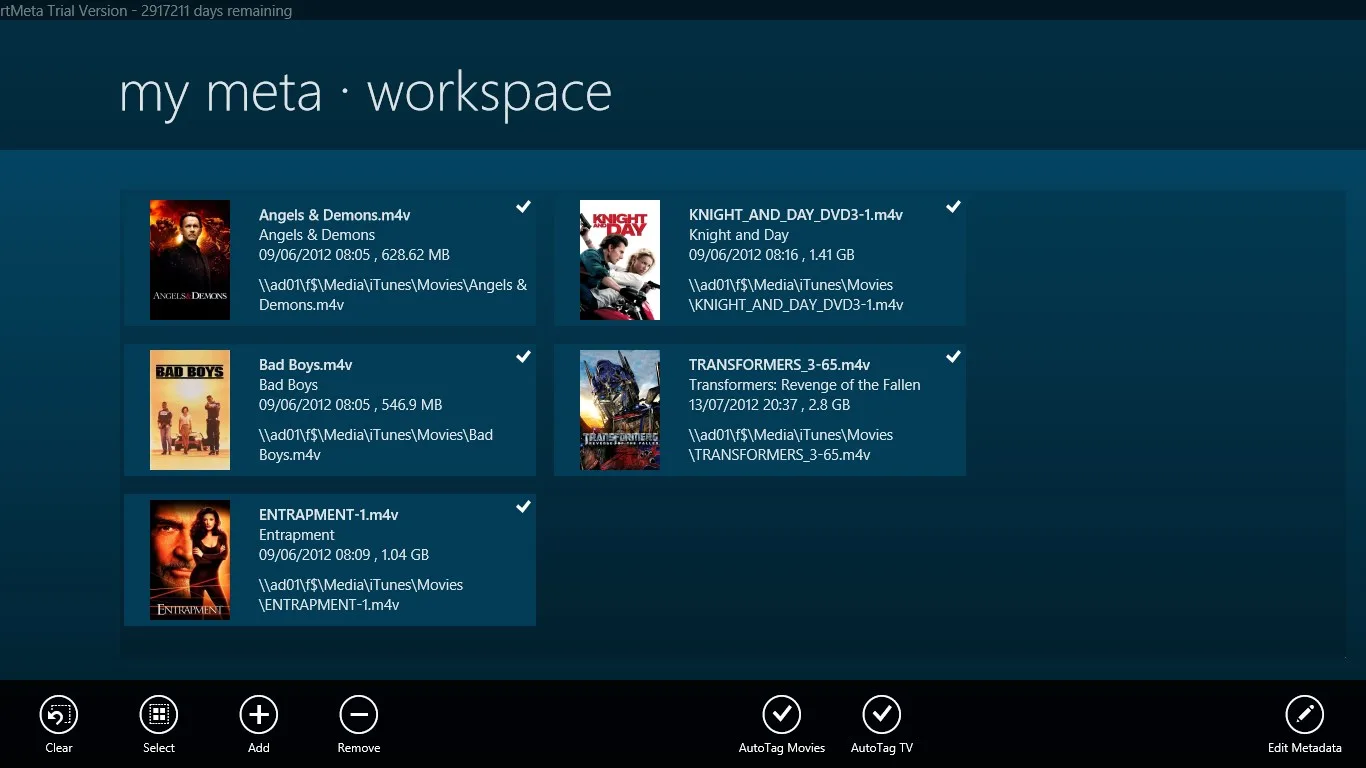 MyMeta screenshot 3