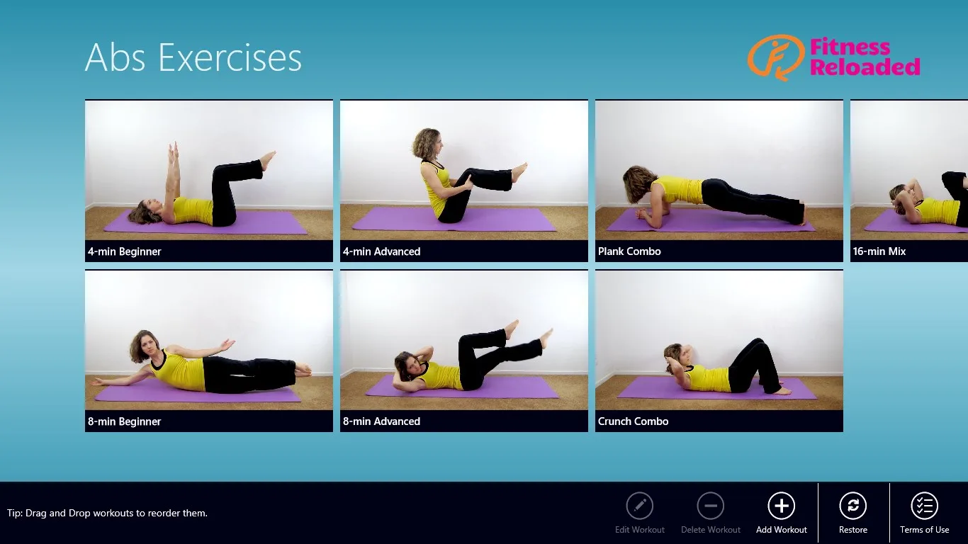 Abs Exercises screenshot 1