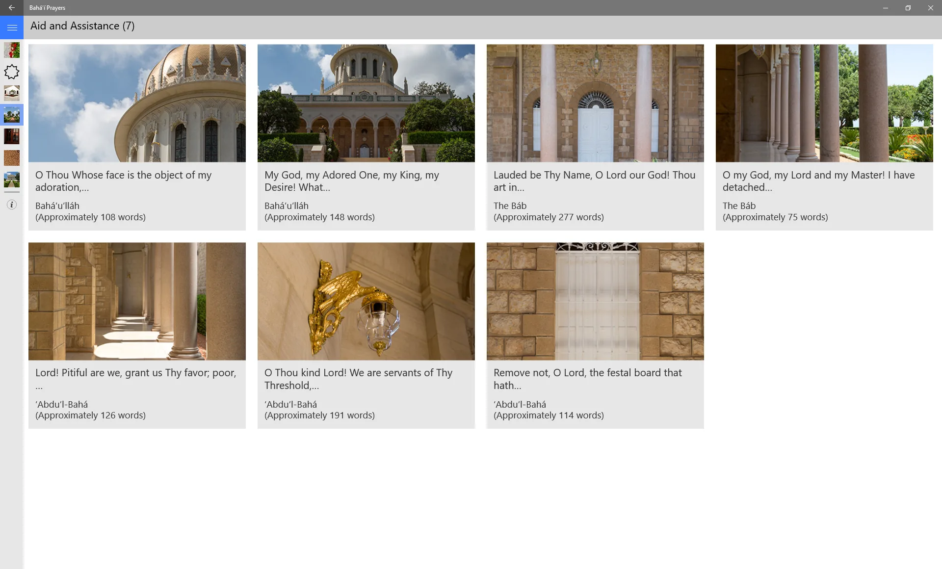 Bahá'í Prayers screenshot 1