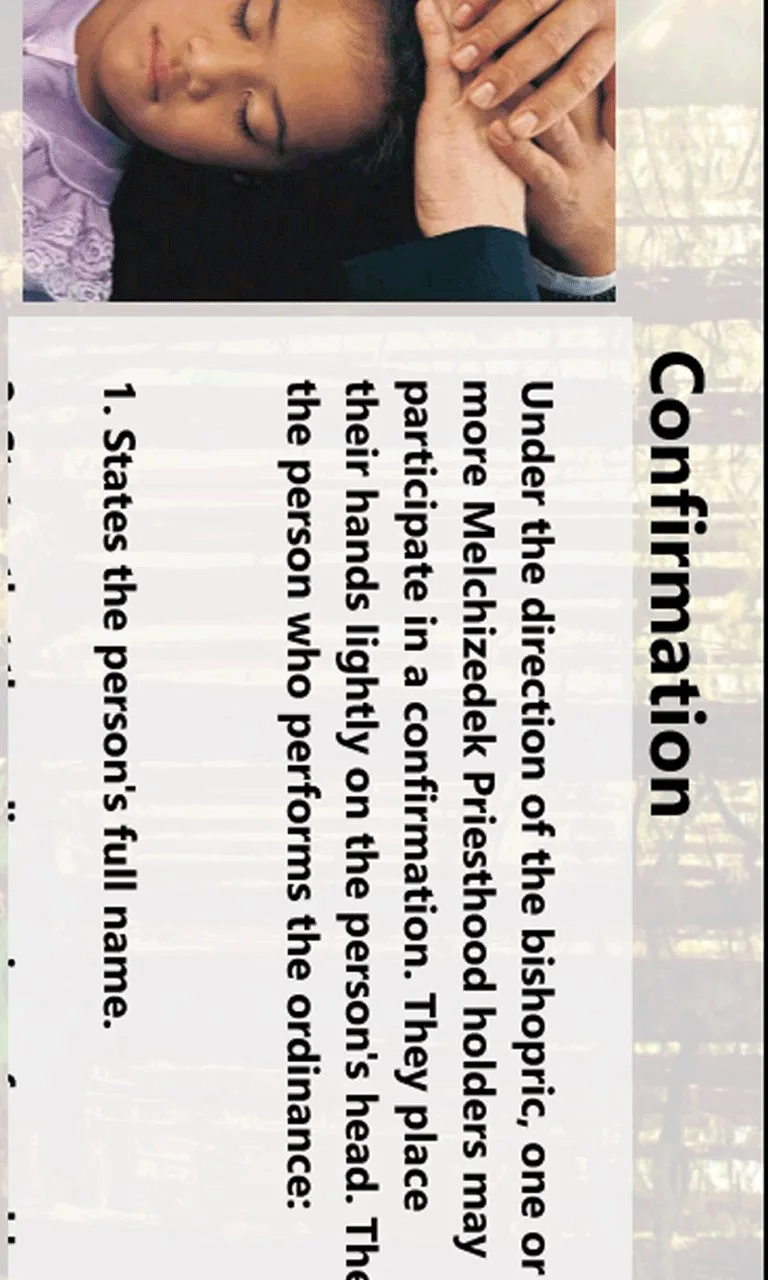 Priesthood Ordinances and Blessings screenshot 2