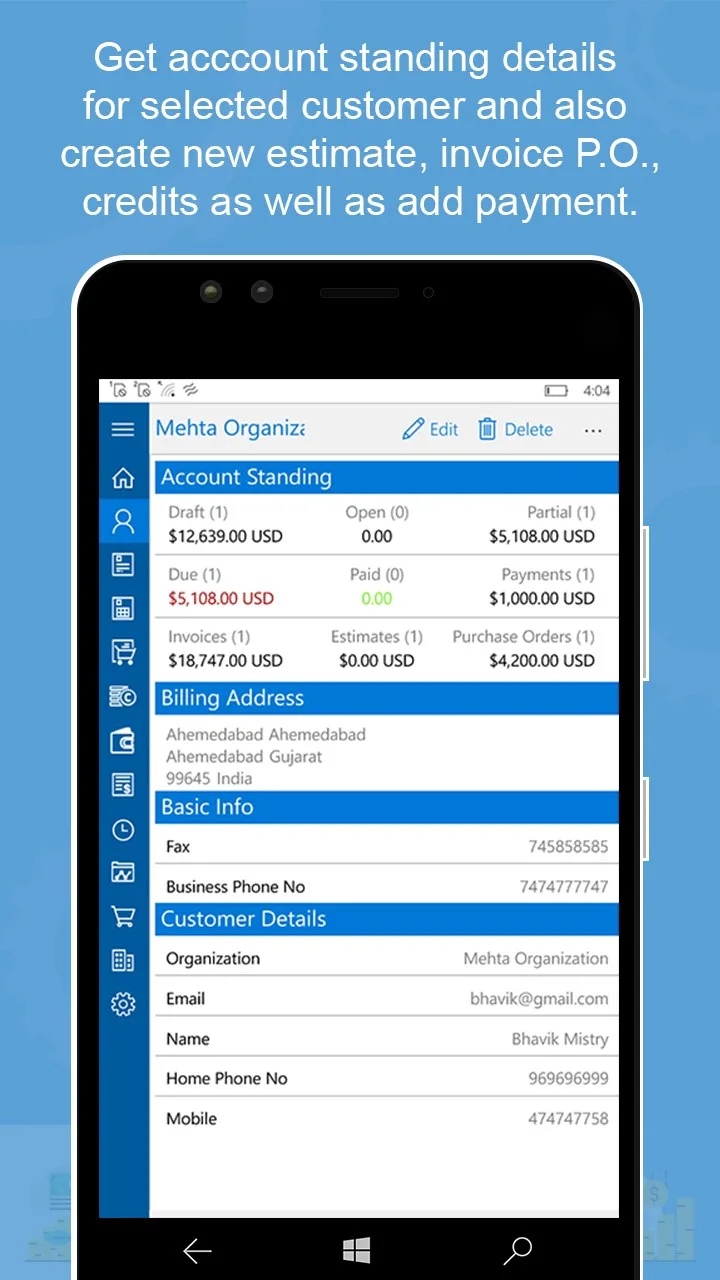 Invoice Maker & Estimate Creator by Moon Invoice screenshot 3
