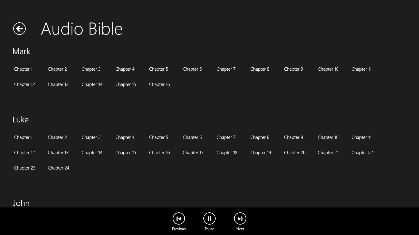 AudioBible screenshot 2