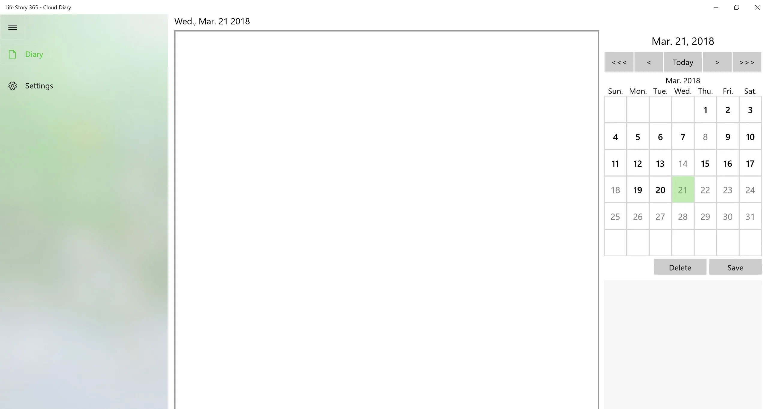 Life Story 365 - Cloud Diary screenshot 1