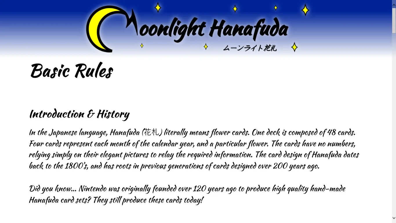Moonlight Hanafuda screenshot 3