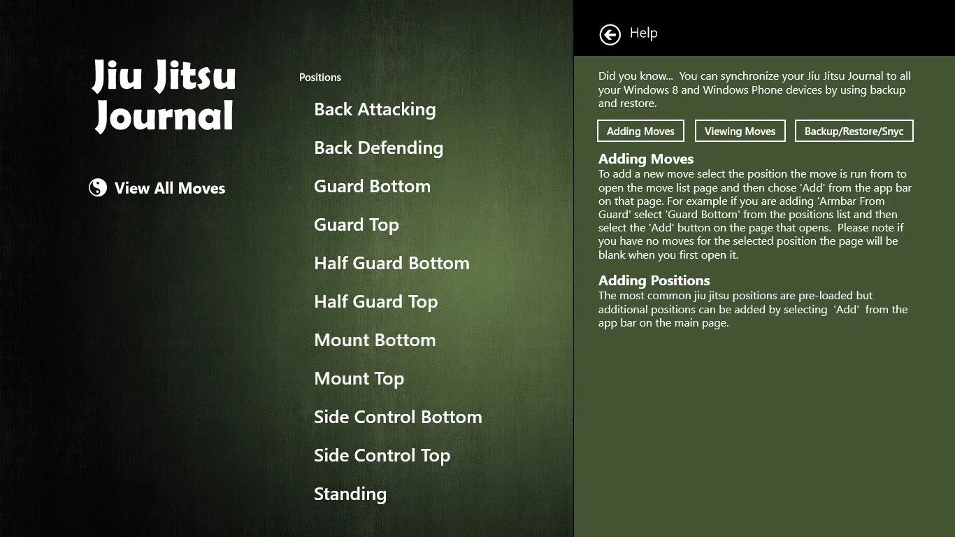 Jiu Jitsu Journal screenshot 2