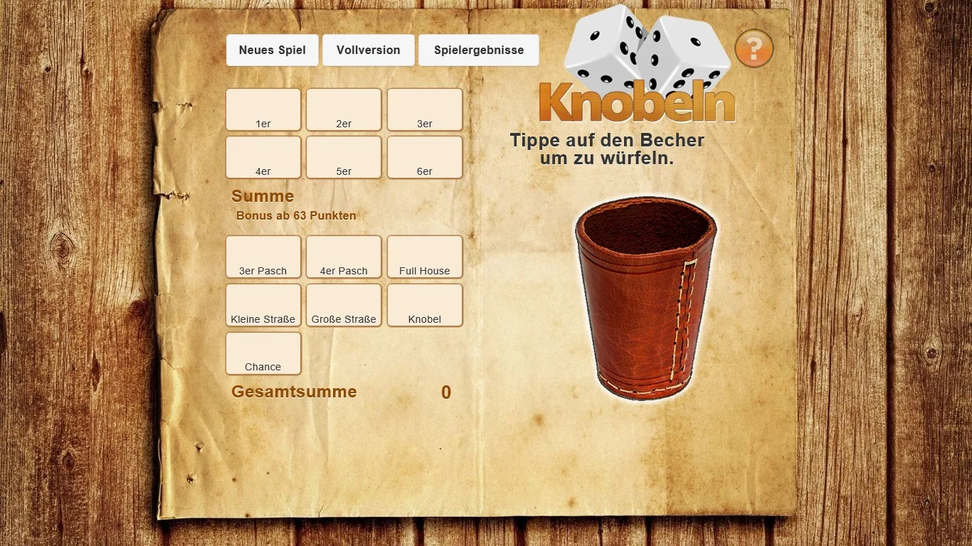 Knobeln screenshot 1