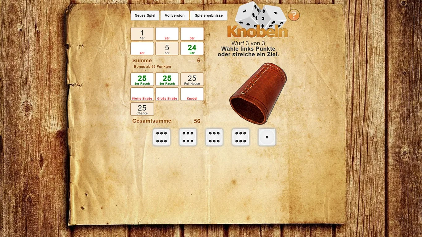 Knobeln screenshot 2