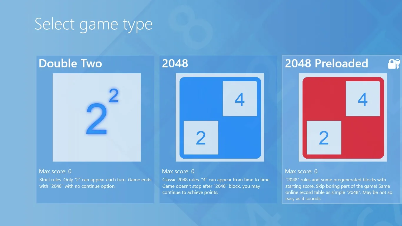 Double Two (2048 game) screenshot 2