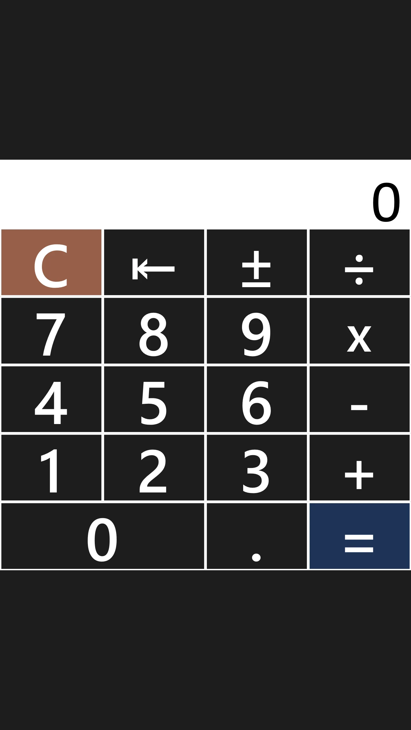 High Contrast Calculator screenshot 3