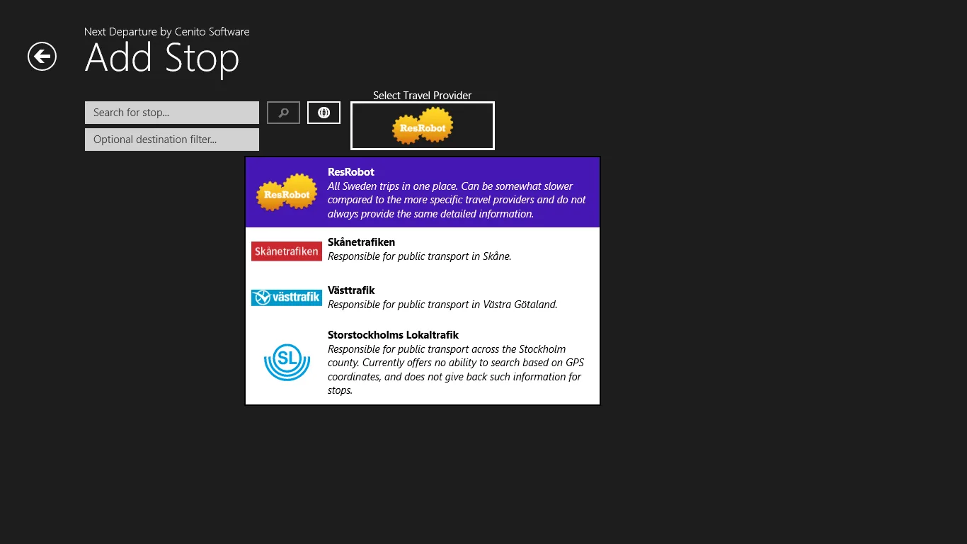 Next Departure screenshot 2